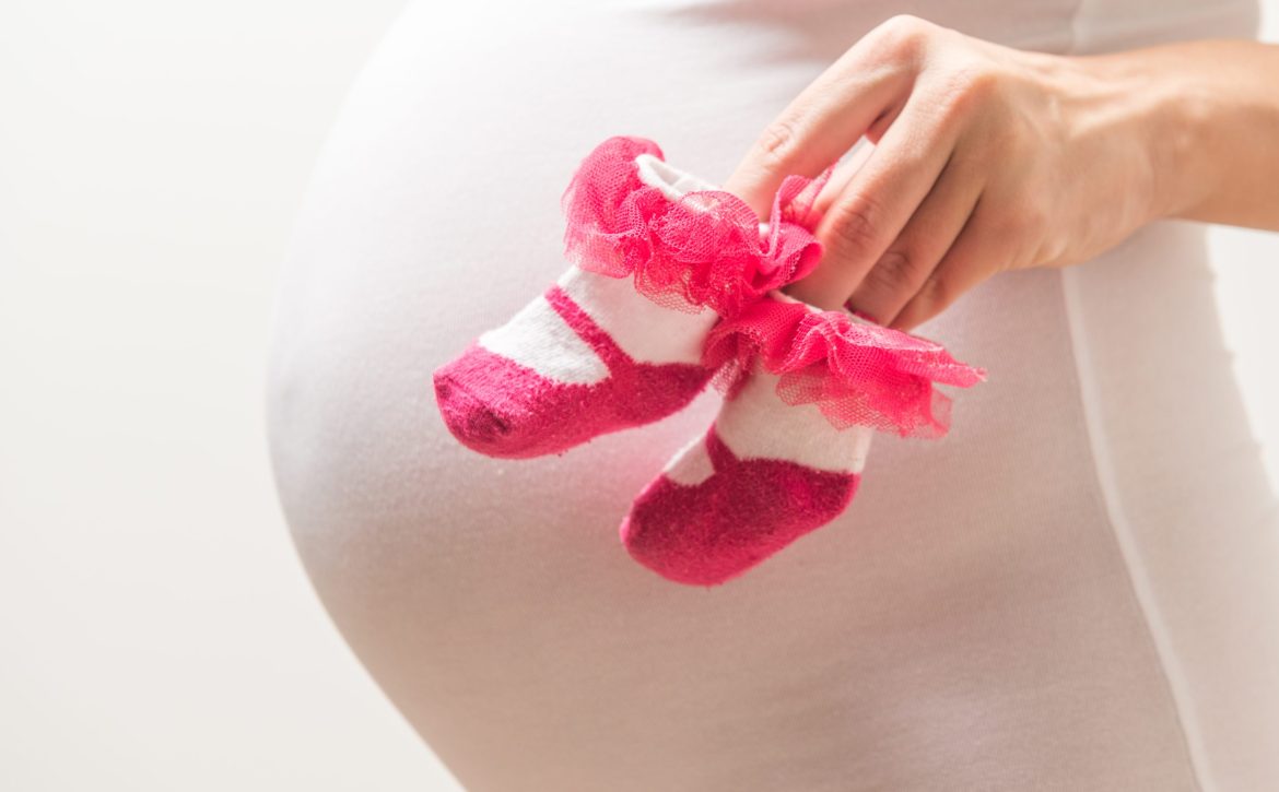 Shoes for the unborn baby